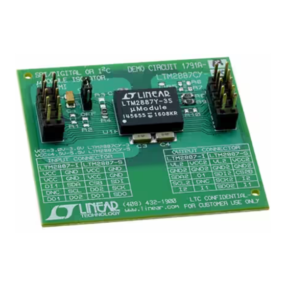 Linear Technology DC1791A Demo Manual