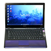 Sony VAIO VPCCW2 Series Operating Instructions - Hardware Manual