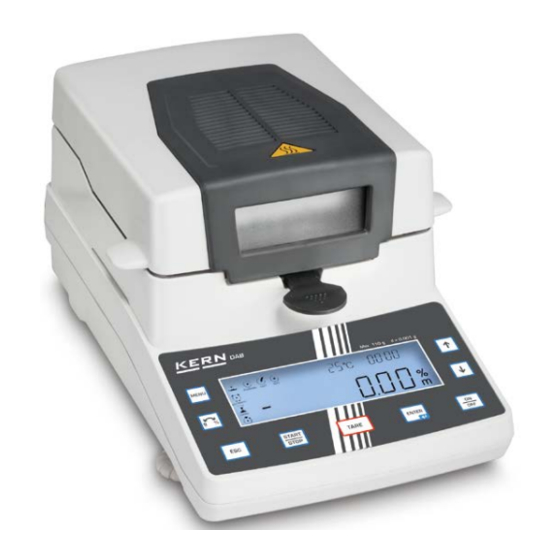 KERN DAB-SH-e-1610 Service Manual