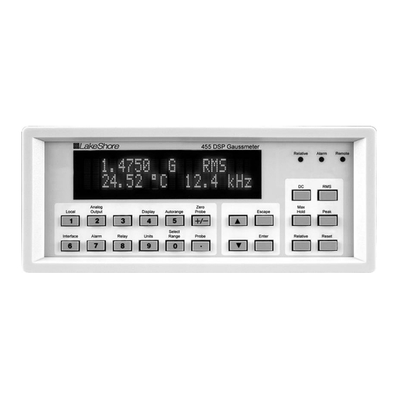 Lake Shore Cryotronics 455 User Manual