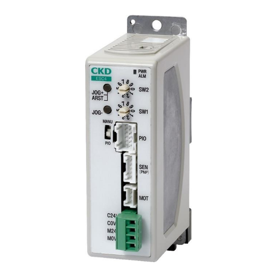 CKD ESC4 Series Instruction Manual