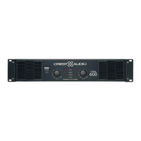 CREST AUDIO CPA600 Specifications