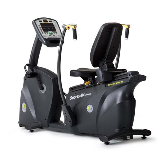 SportsArt Fitness XT20 Cross Trainer Repair Manual