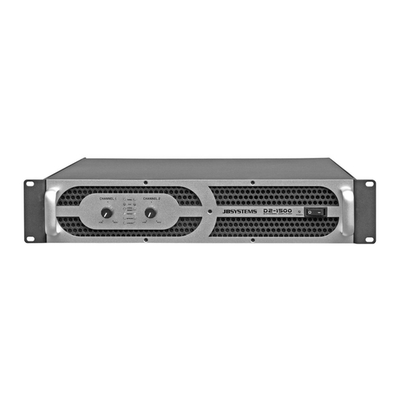 JB Systems D2 Series Operation Manual