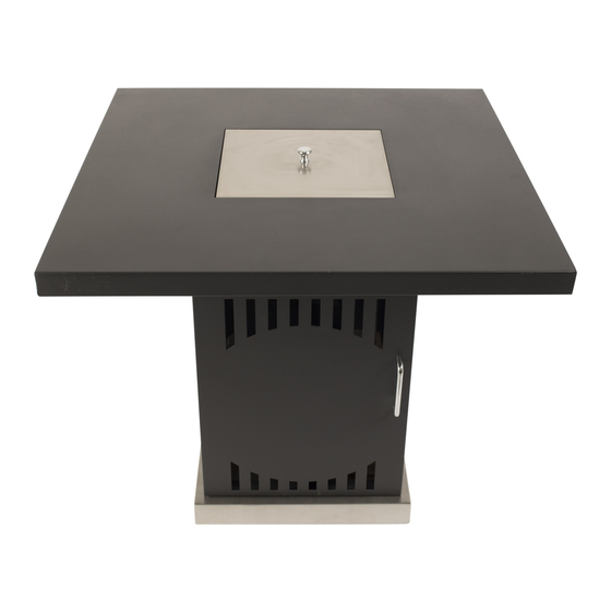 User Manuals: pleasant hearth OFG466TA Fire Pit Table