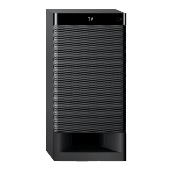 Sony SA-WRT4 Service Manual