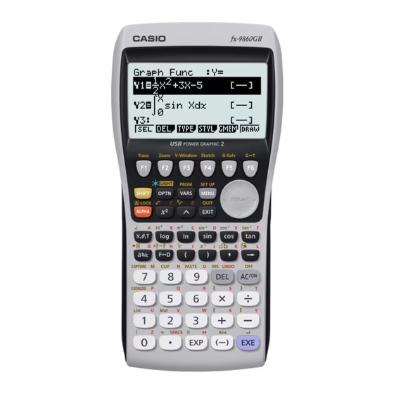 Casio SLIM FX-9860G Hardware User's Manual
