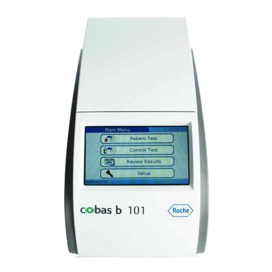 cobas b 101 Quick Reference Manual