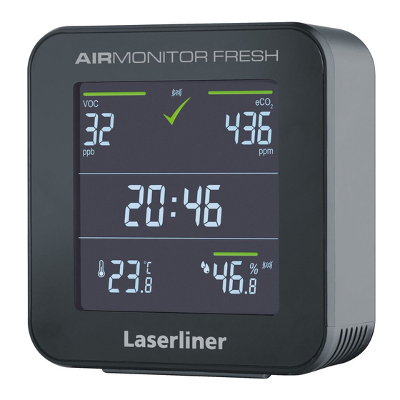 LaserLiner AirMonitor FRESH Instructions Manual