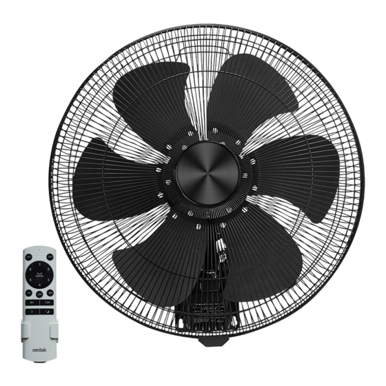 Ventair WAL45-DC Instruction Manual