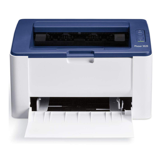 Xerox Phaser 3020 Quick Use Manual