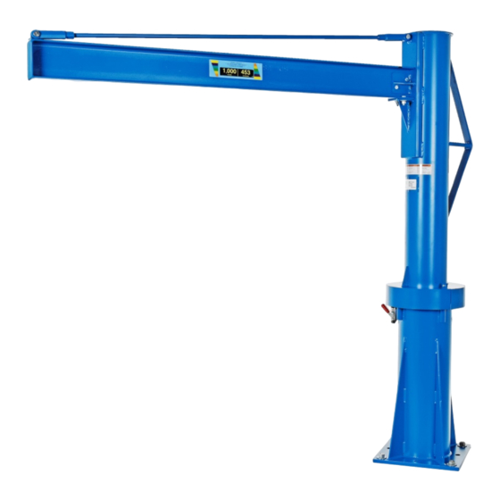 Vestil JIB-P Series Instruction Manual