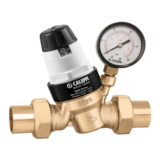 CALEFFI PresCal 5355H Series Manuals