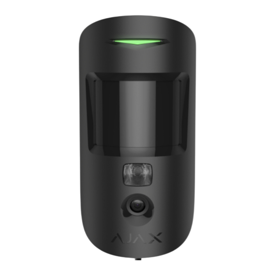 AJAX MotionCam Fibra User Manual