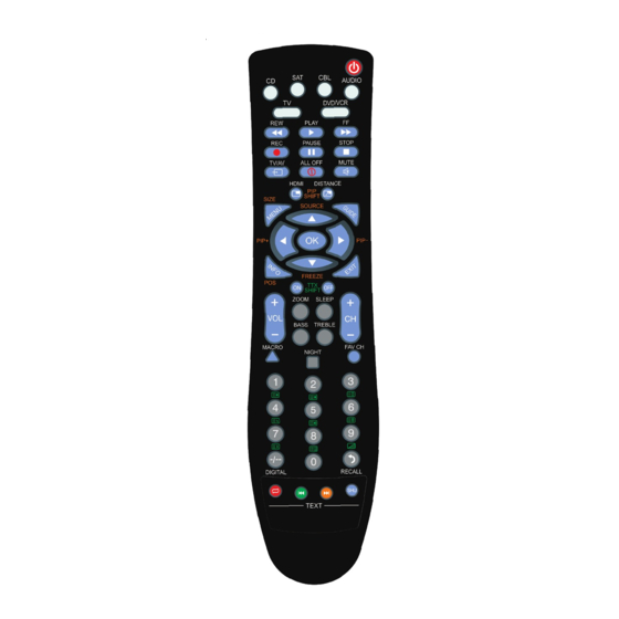 Maxview URC6D Programming & Operating Instructions Manual