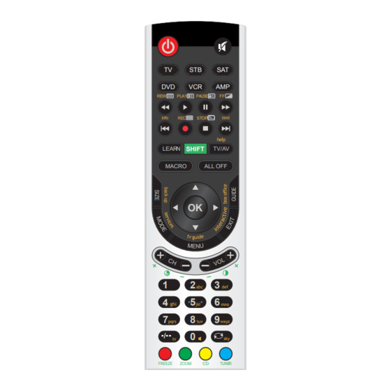 Maxview URC6D Programming & Operating Instructions Manual