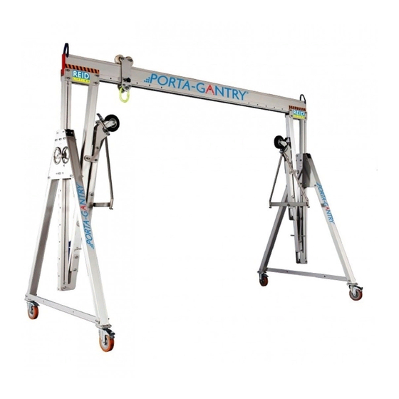 REID LIFTING PORTA-GANTRY 5000 Assembly & Operation
