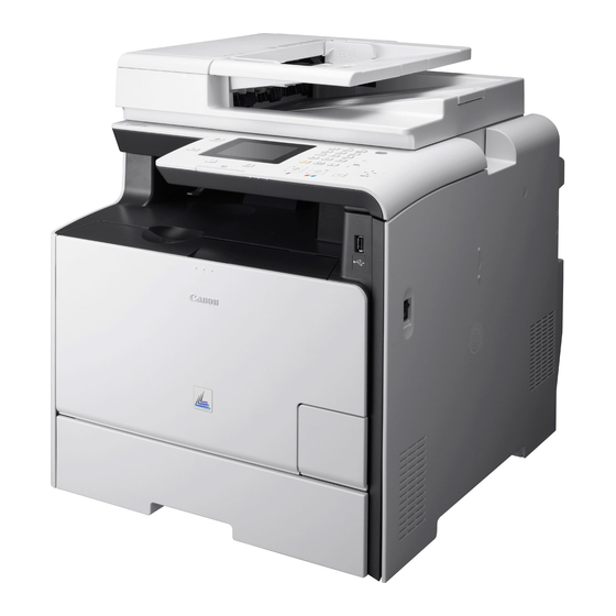 Canon i-SENSYS MF623Cn Important Safety Instructions And Installation Manual