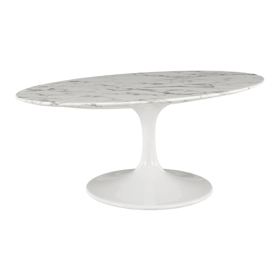 modway Lippa Coffee Table Manual