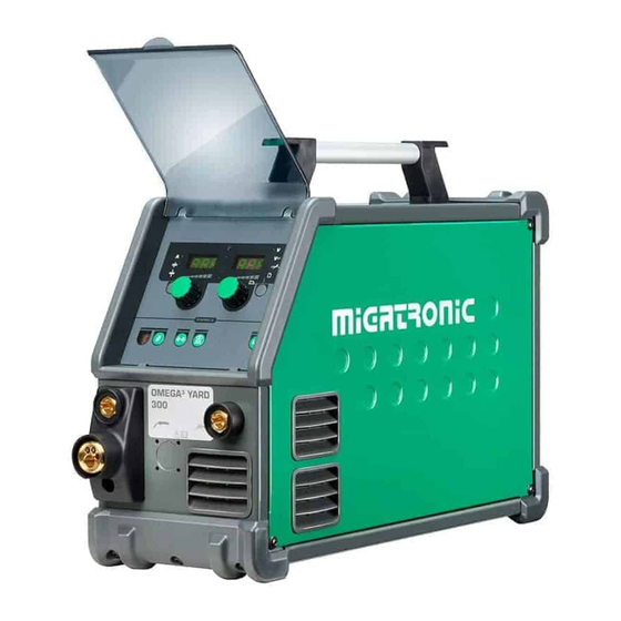 Migatronic OMEGA3 YARD BASIC Quick Manual