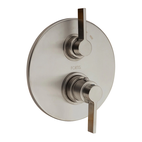 Fortis BRERA 92690L0 Installation Instructions
