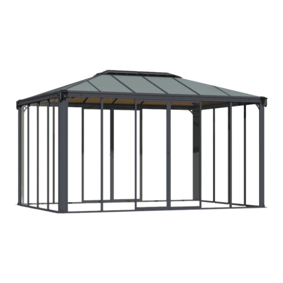 Palram Canopia Ledro 10x14 How To Assemble