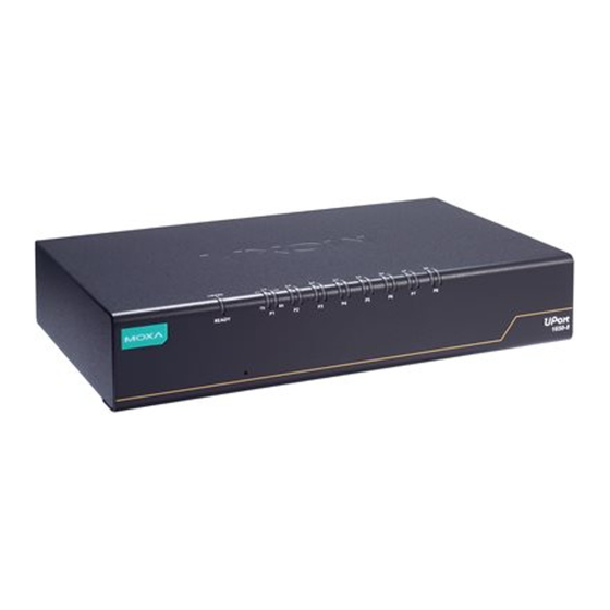 Moxa Technologies UPort 1600-8-G2 Series Quick Installation Manual