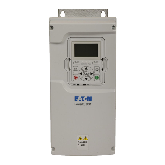 Eaton PowerXL DG1-34170FN-C21C Installation Manual