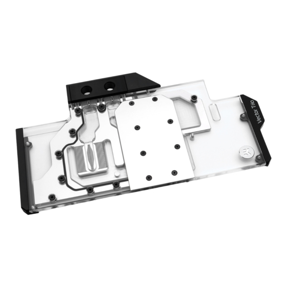 ekwb EK-Vector Trio RTX 2080 Installation Manual