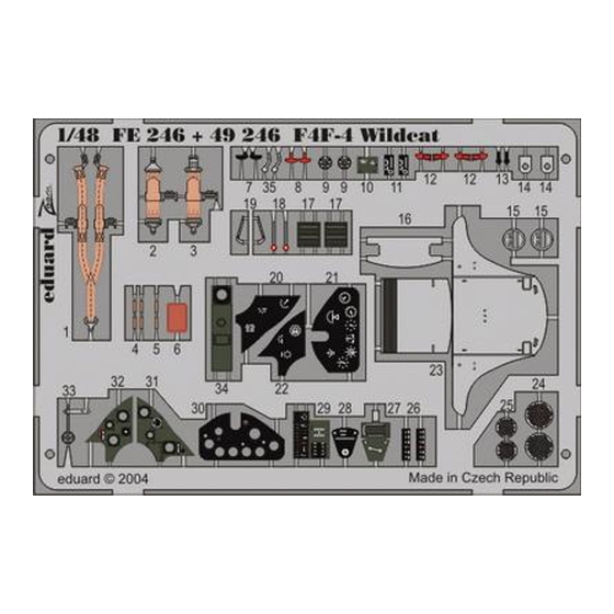 Eduard F4F-4 Wildcat Manual