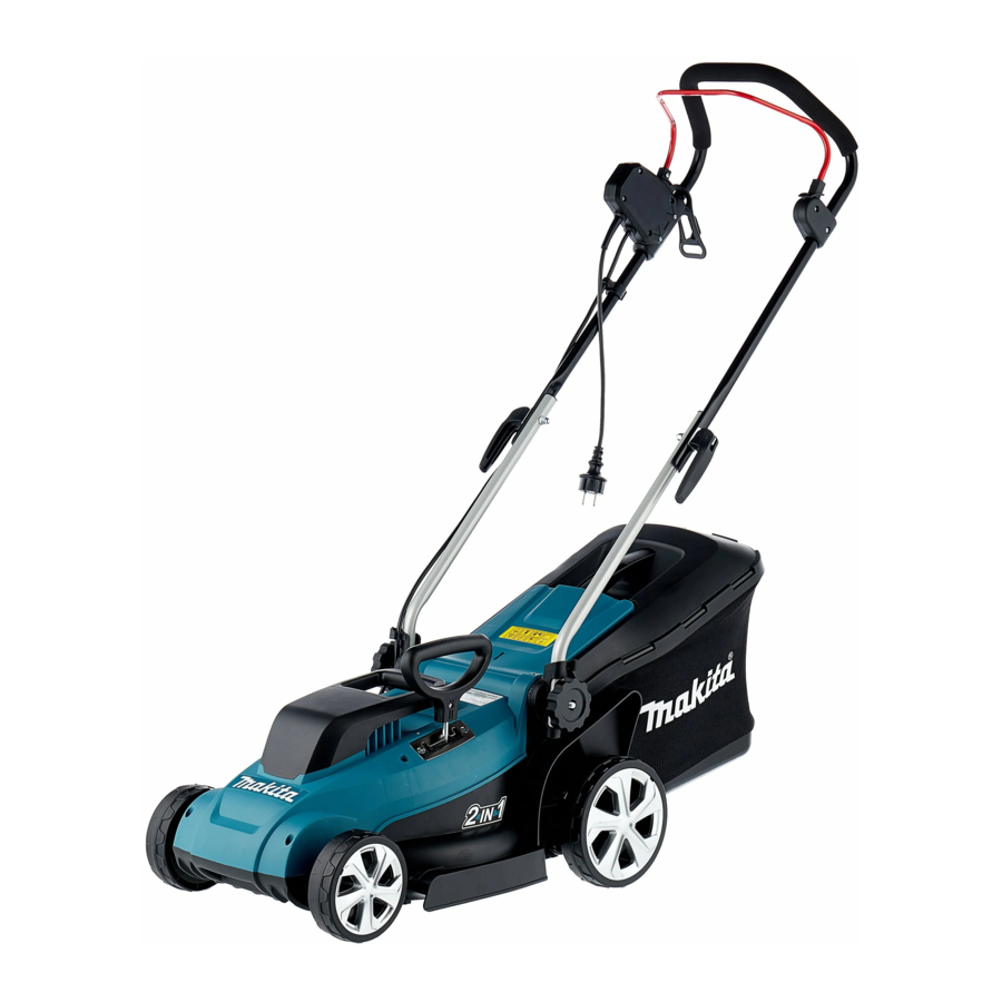 Makita ELM3320 Electric Lawn Mower Manuals
