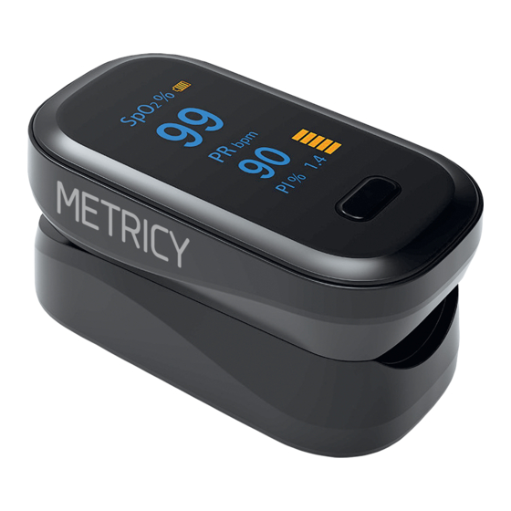 ProLinx METRICY OxyPlus User Manual