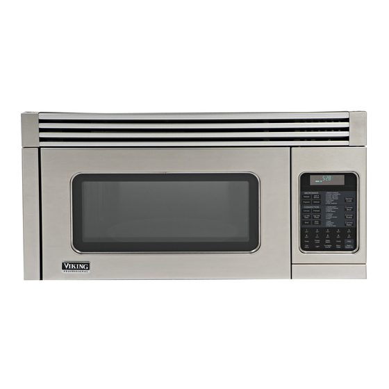 Viking Range VMOR205SS Use & Care Manual