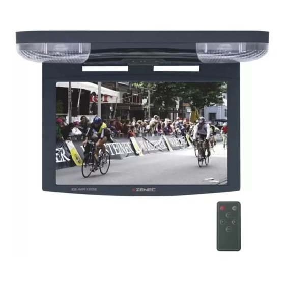 ZENEC ZE-MR1502 Instruction Manual