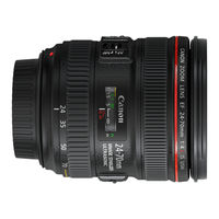 Canon EF24-105MM F/4L IS USM Instructions Manual