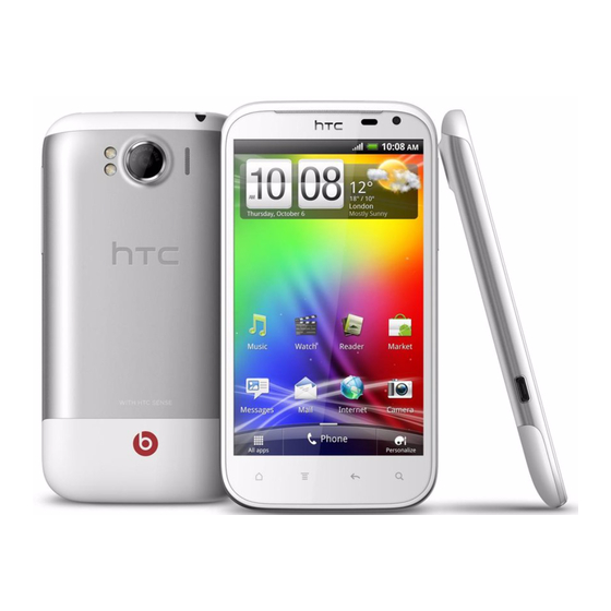 HTC Sensation XL withBeats Audio User Manual