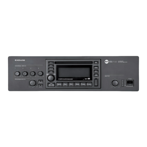 RCF ES3160 User Manual