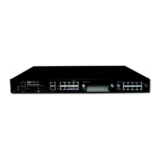 Patton electronics OnSite 07MOS10xx-QS Quick Start Manual