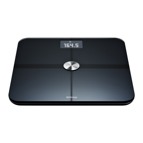 Withings ws-50 Quick Installation Manual