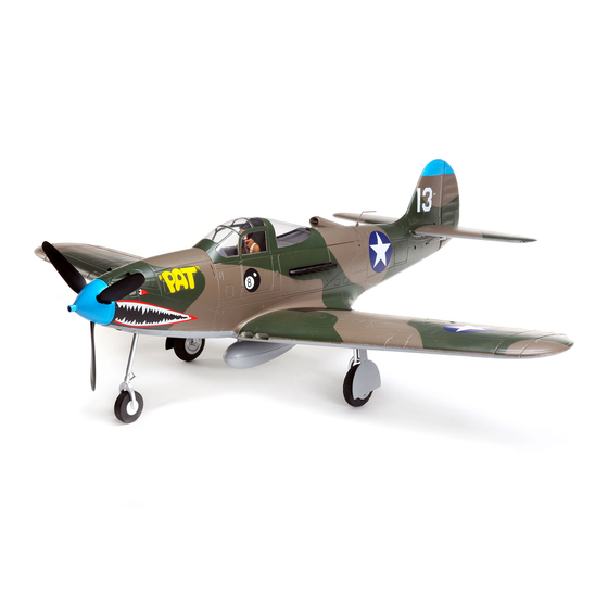 Horizon Hobby E-flite P-39 Airacobra 1.2m Instruction Manual