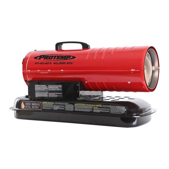 Protemp PT-80T-KFA User's Manual & Operating Instructions