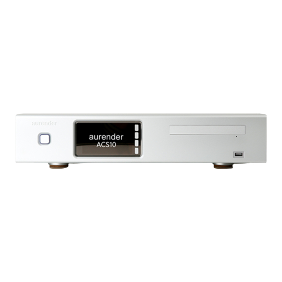 Aurender ACS10 Manual