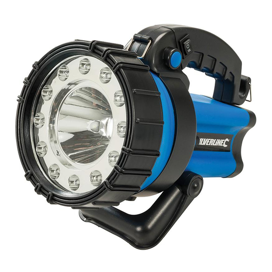 User Manuals: Silverline 747590 Rechargeable Torch