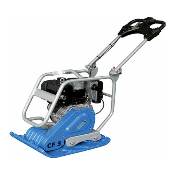 Weber CF 3 Operating And Maintenance Manual