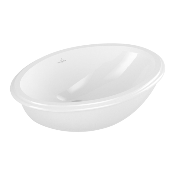 Villeroy & Boch EVANA LOOP & FRIENDS Installation Manual