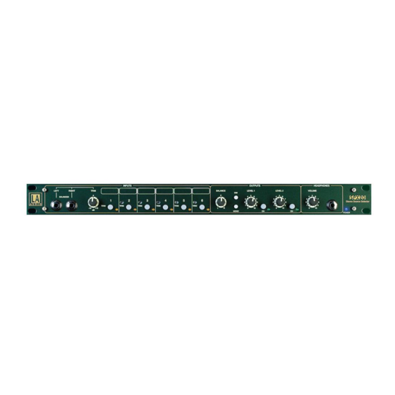 LA Audio SPX20 Wiring Diagram
