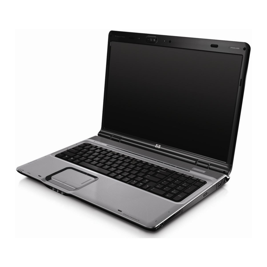 HP Pavilion DV9000 User Manual