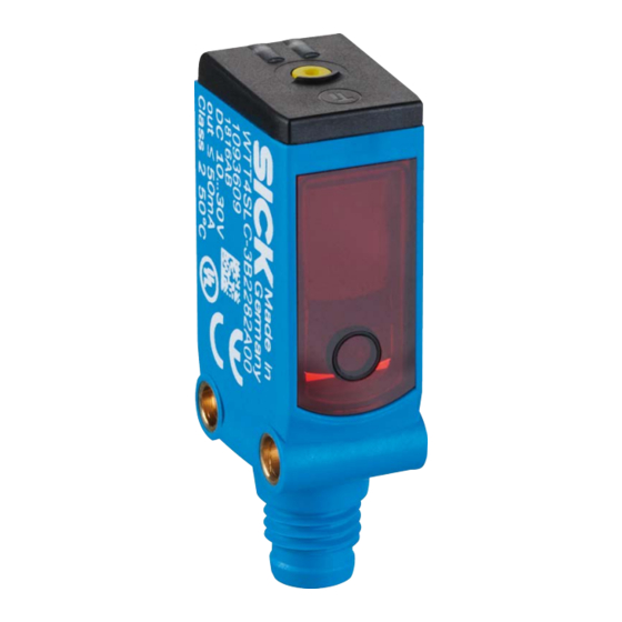 SICK PowerProx Mini WTT4SLC Operating Instructions Manual