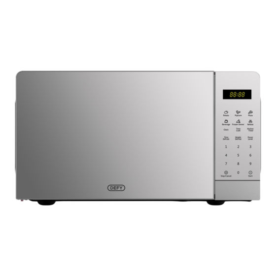 Defy DMO383 Instruction Manual