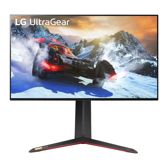 LG UltraGear 27GP95R Manual